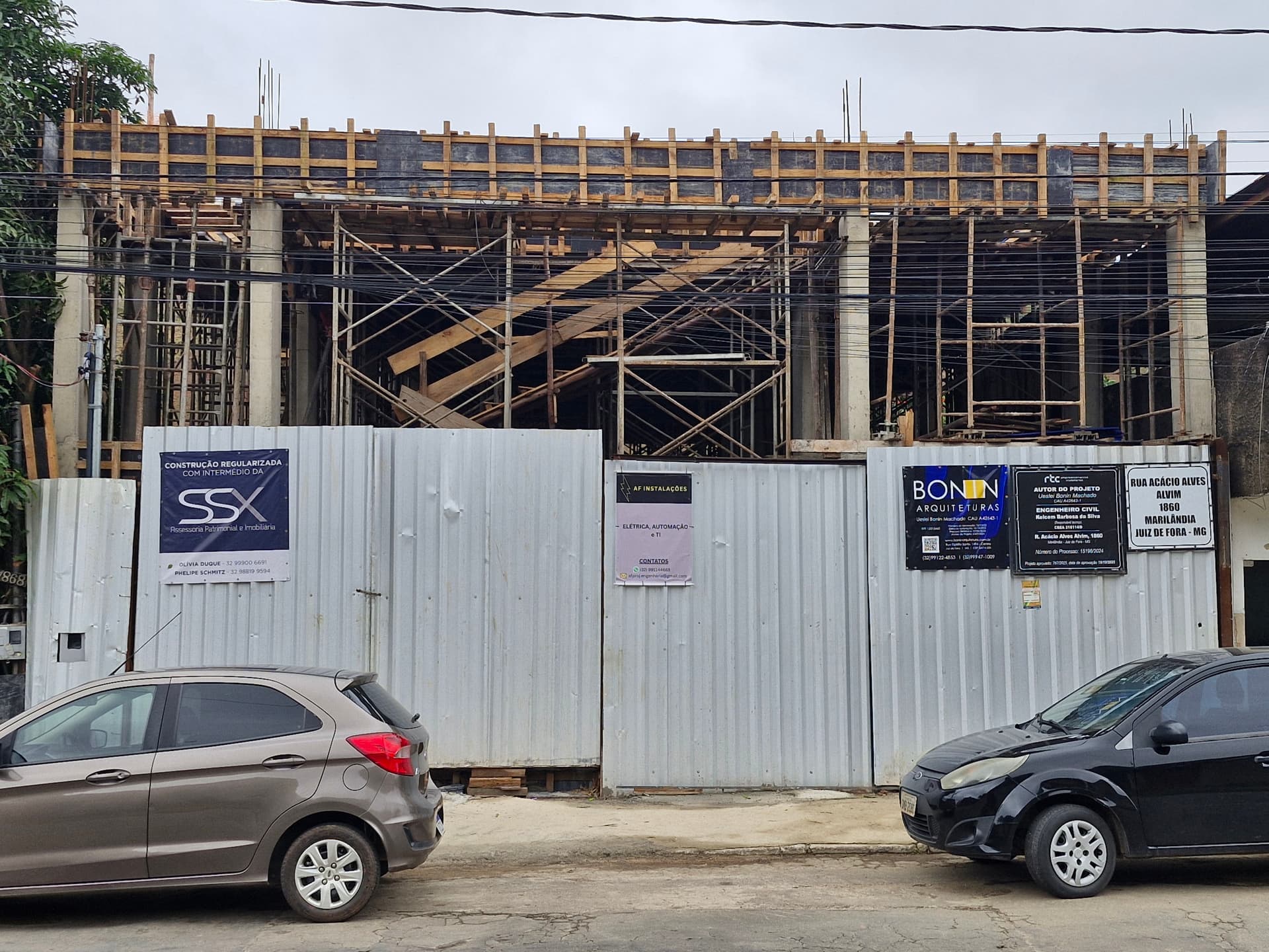 Obra em Marilândia - MG
